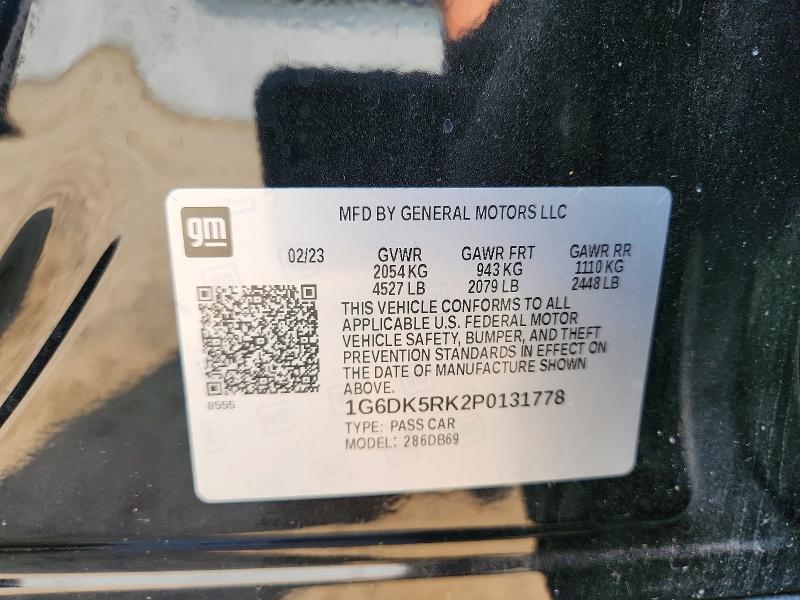 Продаж на аукціоні авто 2023 Cadillac Ct4, vin: 1G6DK5RK2P0131778, номер лоту: 64439806
