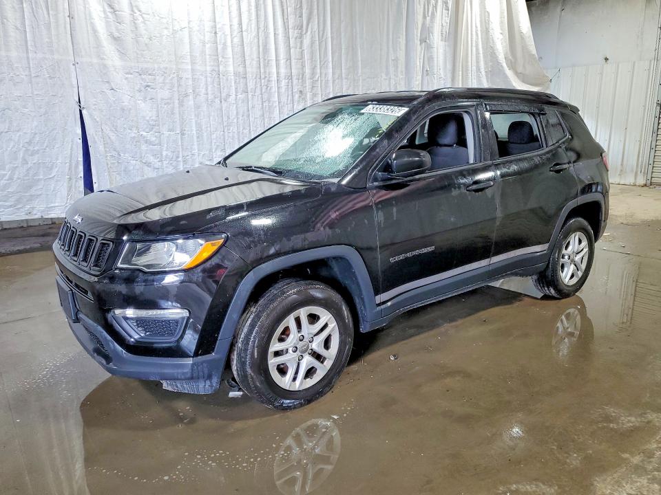 2018 Jeep Compass მანქანა იყიდება აუქციონზე, vin: 3C4NJDAB3JT316040, აუქციონის ნომერი: 63338326