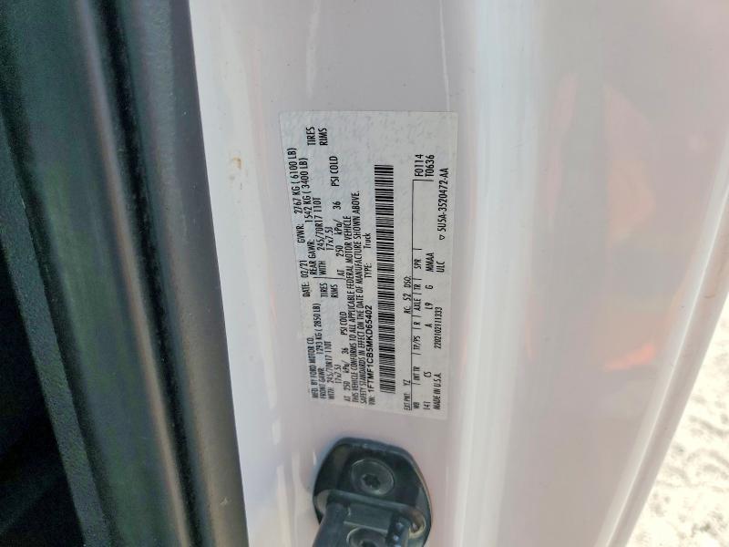 Продажа на аукционе авто 2021 Ford F150, vin: 1FTMF1CB5MKD65402, номер лота: 66354256
