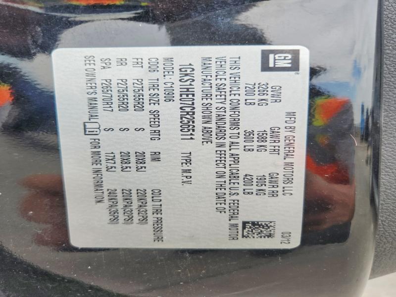 Aukcja sprzedaży 2012 Gmc Yukon Xl, vin: 1GKS1HE07CR256511, numer aukcji: 65207646
