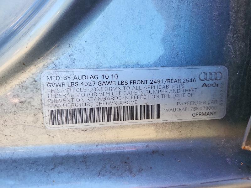 Aukcja sprzedaży 2011 Audi A4, vin: WAUFFAFL7BN029000, numer aukcji: 65616146