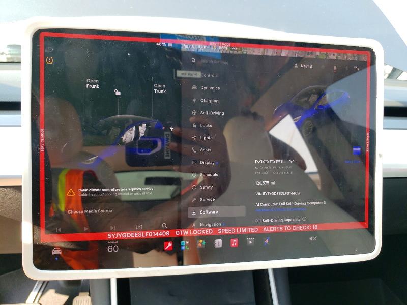 Aukcja sprzedaży 2020 Tesla Model Y, vin: 5YJYGDEE3LF014409, numer aukcji: 66476986