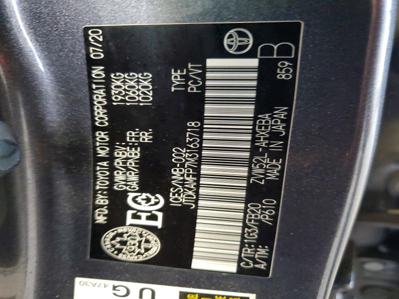 Aukcja sprzedaży 2021 Toyota Prius Prime, vin: JTDKAMFP7M3163718, numer aukcji: 66188866