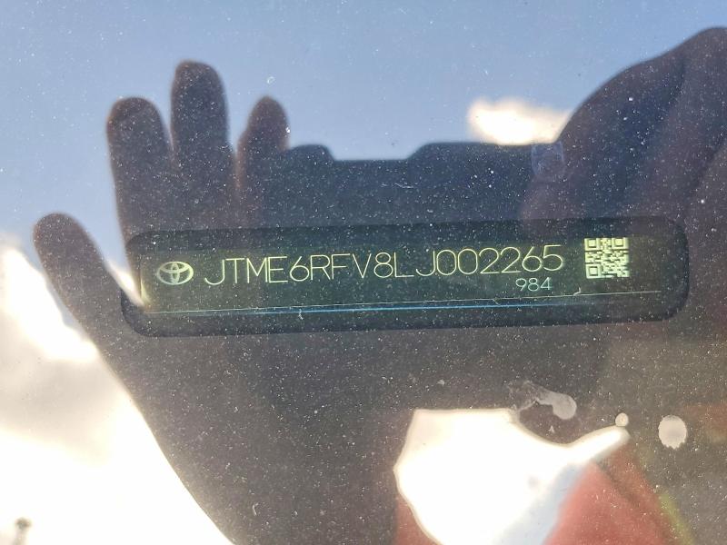Aukcja sprzedaży 2020 Toyota Rav4, vin: JTME6RFV8LJ002265, numer aukcji: 64690846