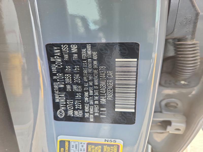 Aukcja sprzedaży 2021 Hyundai Elantra, vin: KMHLL4AG8MU144378, numer aukcji: 67074066