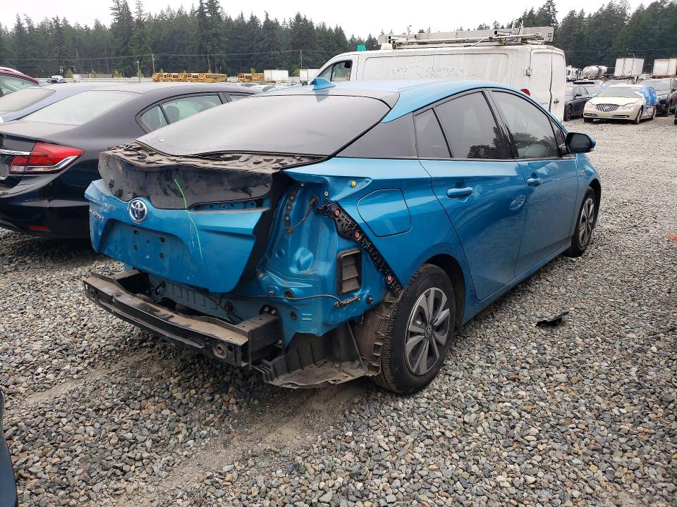 2017 Toyota Prius Prime მანქანა იყიდება აუქციონზე, vin: JTDKARFP1H3014837, აუქციონის ნომერი: 64505056