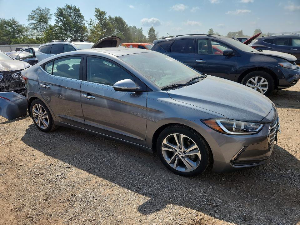 66060906 :رقم المزاد ، KMHD84LF3HU067337 vin ، 2017 Hyundai Elantra مزاد بيع