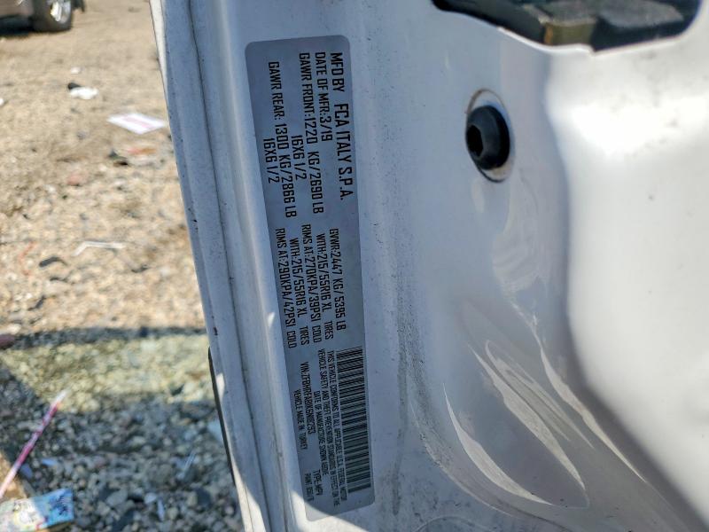63718526 :رقم المزاد ، ZFBHRFAB1K6N18293 vin ، 2019 Ram Promaster City مزاد بيع