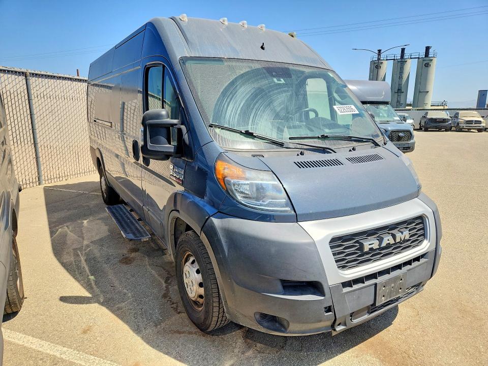 2021 Ram Promaster 3500 მანქანა იყიდება აუქციონზე, vin: 3C6MRVJG1ME535729, აუქციონის ნომერი: 62263506