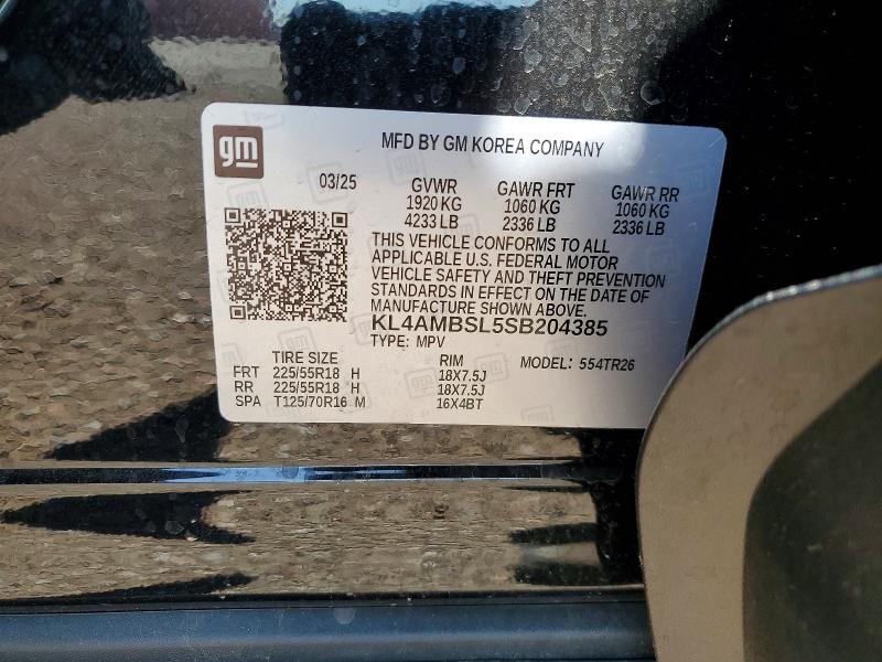 Aukcja sprzedaży 2025 Buick Encore Gx, vin: KL4AMBSL5SB204385, numer aukcji: 66009466