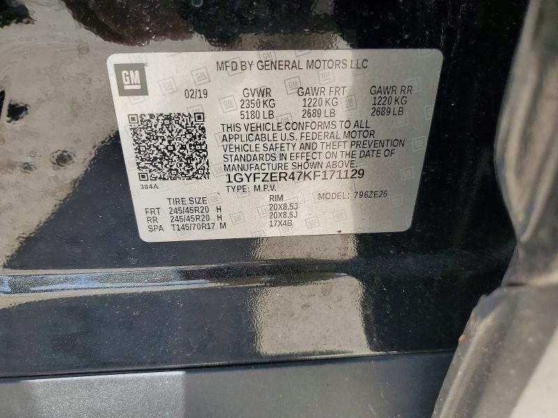 Продажа на аукционе авто 2019 Cadillac Xt4, vin: 1GYFZER47KF171129, номер лота: 64058636