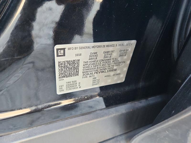 2019 Gmc Terrain მანქანა იყიდება აუქციონზე, vin: 3GKALPEV9KL199858, აუქციონის ნომერი: 65631966