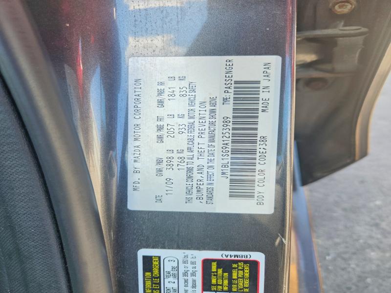 64991996 :رقم المزاد ، JM1BL1SG9A1253989 vin ، 2010 Mazda 3 مزاد بيع