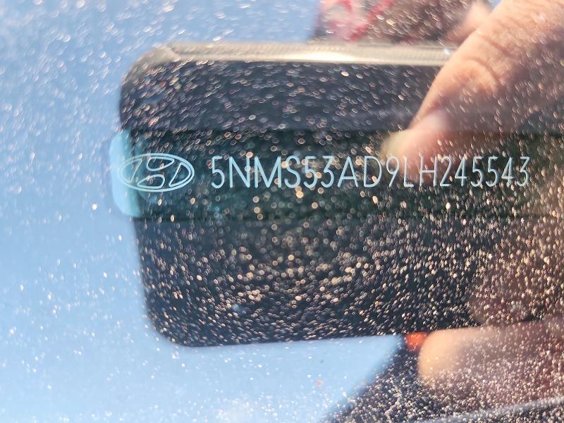 Продажа на аукционе авто 2020 Hyundai Santa Fe, vin: 5NMS53AD9LH245543, номер лота: 62904196