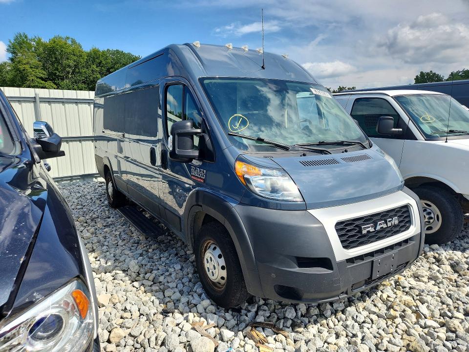63836636 :رقم المزاد ، 3C6MRVJGXME535096 vin ، 2021 Ram Promaster 3500 مزاد بيع
