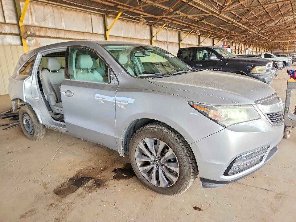 66392766 :رقم المزاد ، 5FRYD4H42FB014979 vin ، 2015 Acura Mdx مزاد بيع