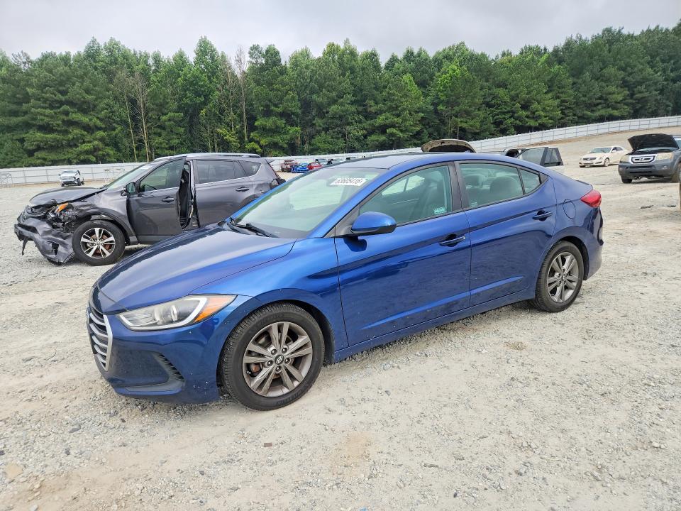 63605416 :رقم المزاد ، 5NPD84LF6HH100992 vin ، 2017 Hyundai Elantra مزاد بيع