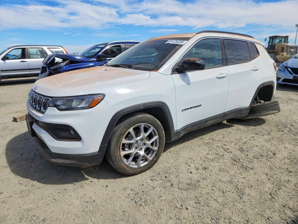 Продажа на аукционе авто 2022 Jeep Compass, vin: 3C4NJDFB3NT222447, номер лота: 66125326