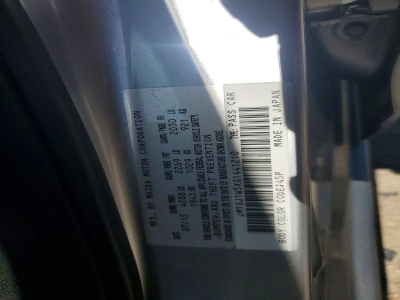 Aukcja sprzedaży 2016 Mazda 6, vin: JM1GJ1W5XG1441210, numer aukcji: 63834586