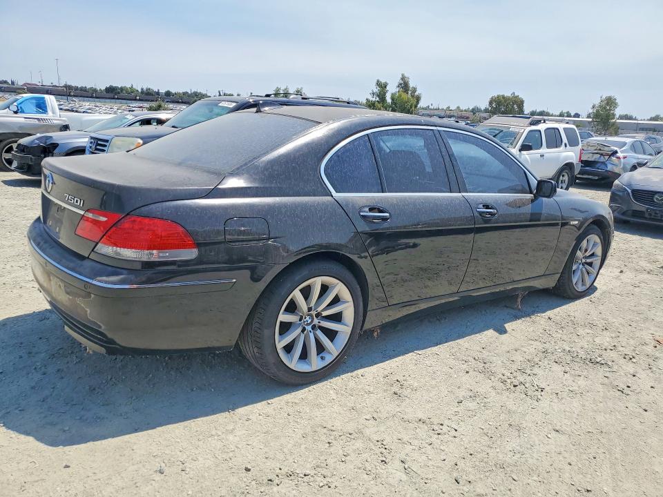 2007 Bmw 750 მანქანა იყიდება აუქციონზე, vin: WBAHL83547DT10653, აუქციონის ნომერი: 63920626