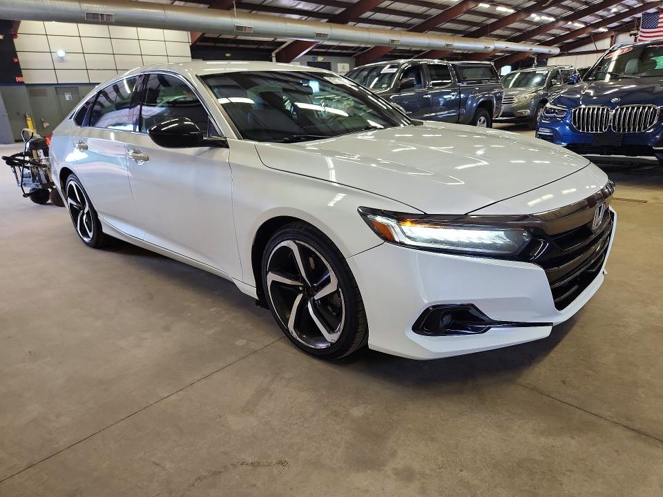 Продаж на аукціоні авто 2021 Honda Accord, vin: 1HGCV1F30MA074476, номер лоту: 64543866