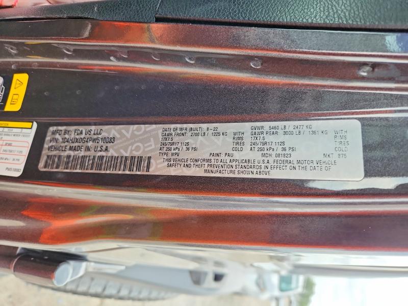 Aukcja sprzedaży 2023 Jeep Wrangler, vin: 1C4HJXDG4PW510083, numer aukcji: 65736536