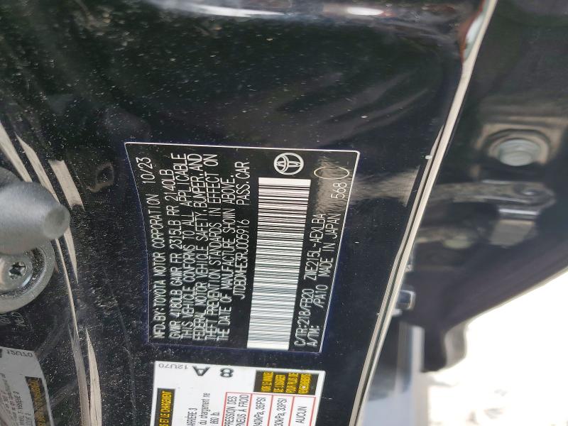 Продажа на аукционе авто 2024 Toyota Corolla Hybrid, vin: JTDBDMHE3RJ005916, номер лота: 64911546