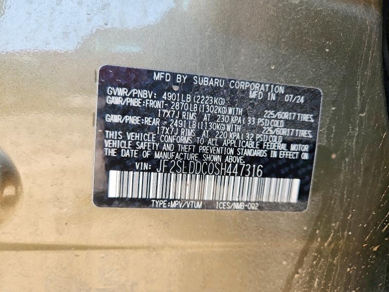 Продажа на аукционе авто 2025 Subaru Forester, vin: JF2SLDDC0SH447316, номер лота: 64339016