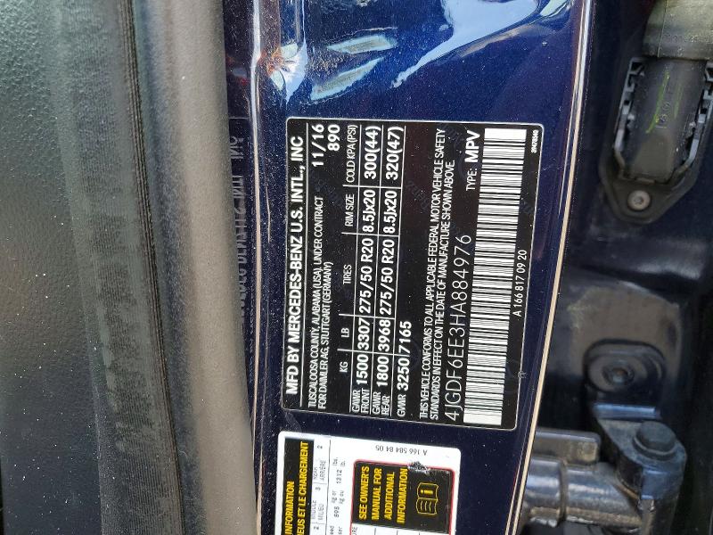 Продаж на аукціоні авто 2017 Mercedes-benz Gls, vin: 4JGDF6EE3HA884976, номер лоту: 65735076
