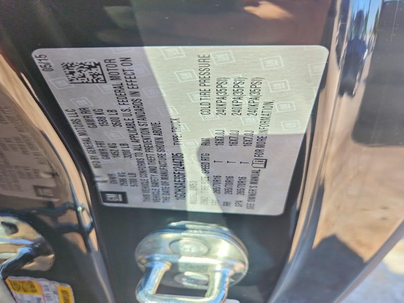63460326 :رقم المزاد ، 1GCHSAE35F1244705 vin ، 2015 Chevrolet Colorado مزاد بيع