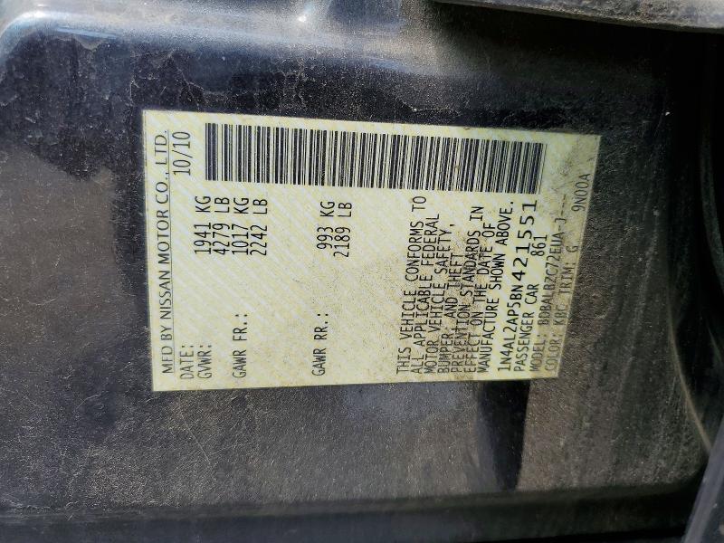Продаж на аукціоні авто 2011 Nissan Altima, vin: 1N4AL2AP5BN421551, номер лоту: 64315716