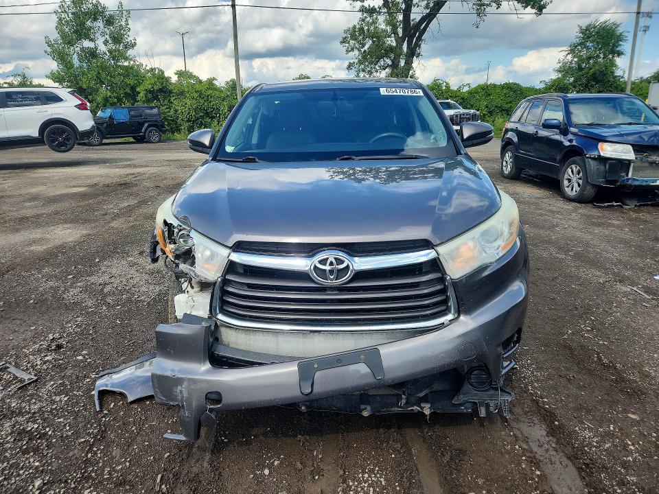 Продаж на аукціоні авто 2014 Toyota Highlander, vin: 5TDZKRFH9ES021548, номер лоту: 65470786
