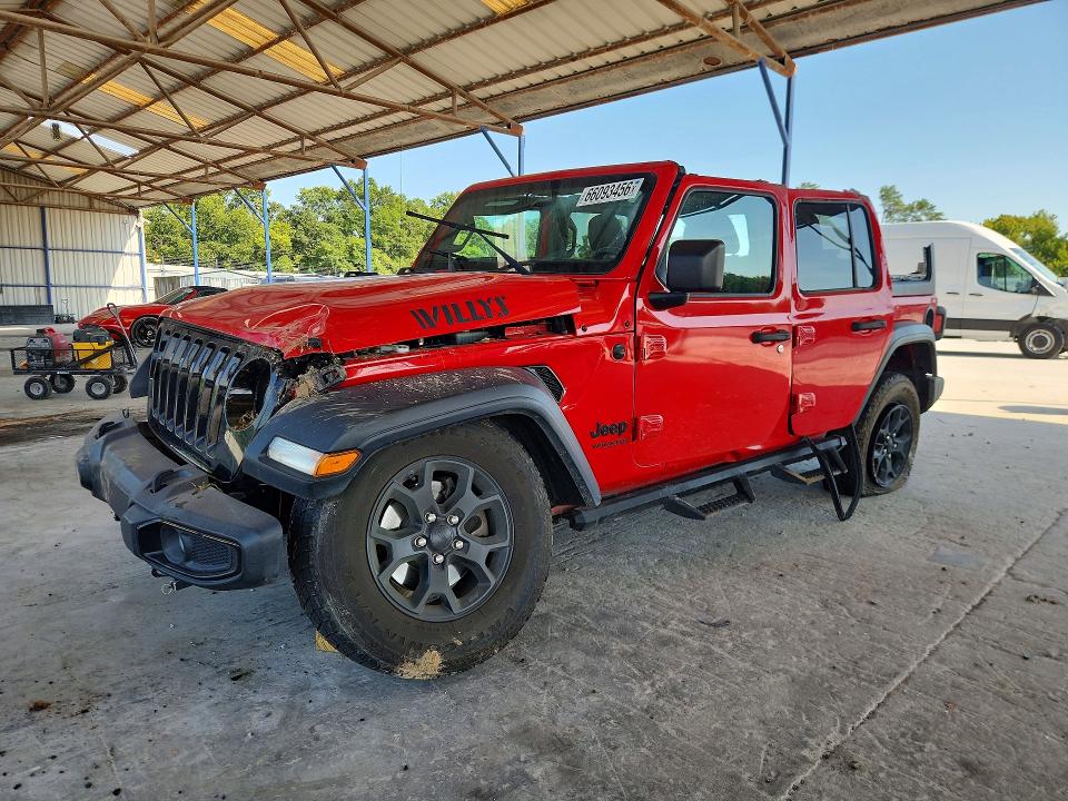 Aukcja sprzedaży 2021 Jeep Wrangler Unlimited, vin: 1C4HJXDN3MW666531, numer aukcji: 66093456