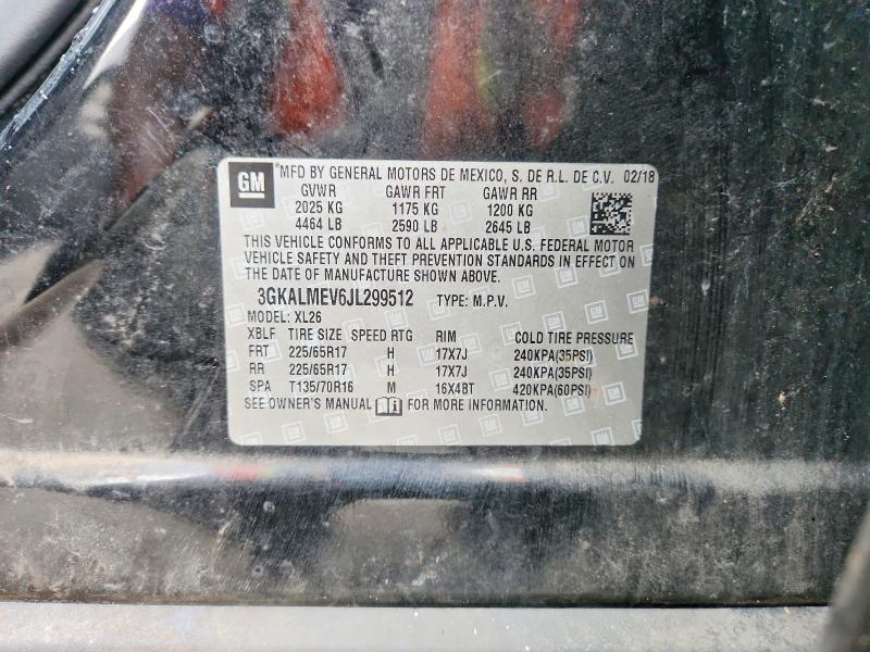 Aukcja sprzedaży 2018 Gmc Terrain, vin: 3GKALMEV6JL299512, numer aukcji: 66109476