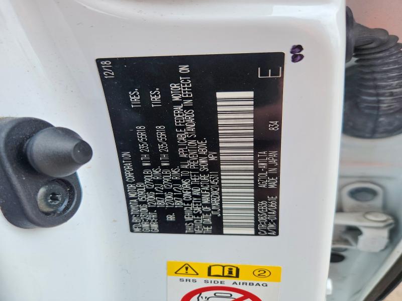 Aukcja sprzedaży 2019 Lexus Nx 300, vin: JTJYARBZXK2145311, numer aukcji: 66128596