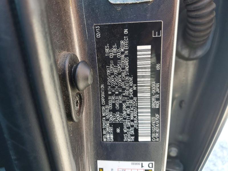 66274896 :رقم المزاد ، JTEBU5JRXD5132548 vin ، 2013 Toyota 4runner مزاد بيع