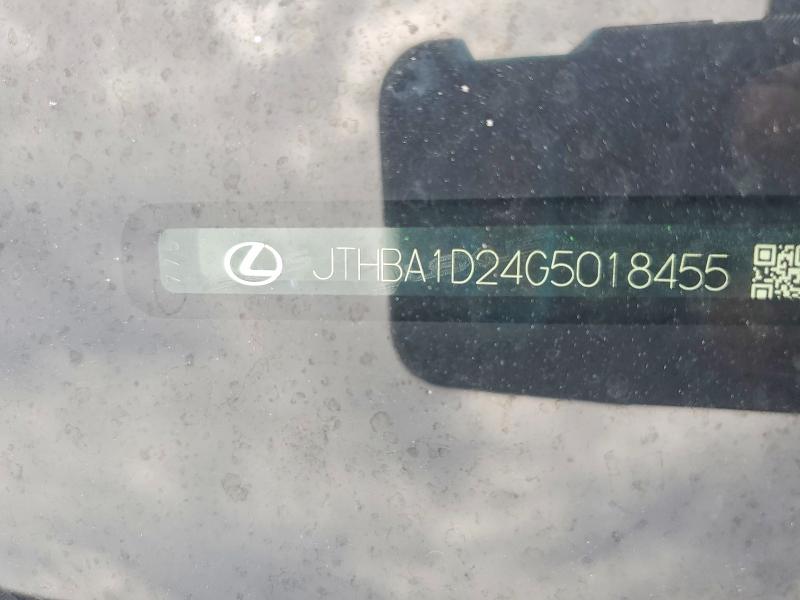 63536126 :رقم المزاد ، JTHBA1D24G5018455 vin ، 2016 Lexus Is مزاد بيع