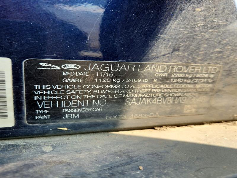 Aukcja sprzedaży 2017 Jaguar Xe, vin: SAJAK4BV8HA973648, numer aukcji: 67334696