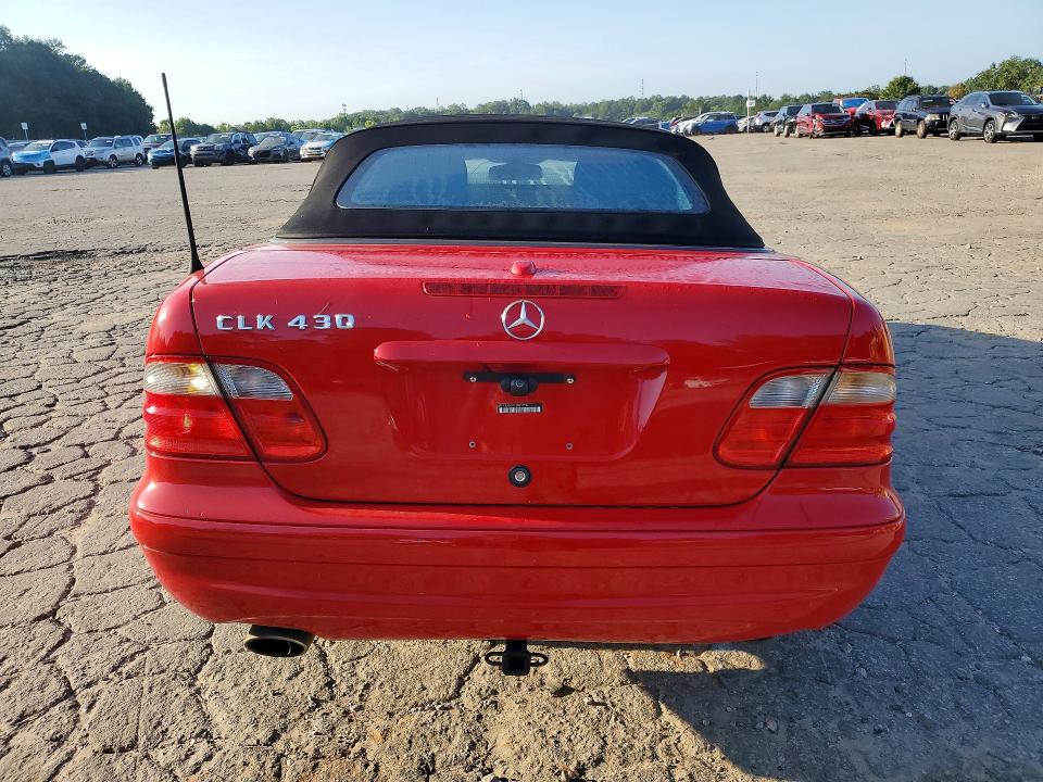 2001 Mercedes-benz Clk მანქანა იყიდება აუქციონზე, vin: WDBLK70GX1T065756, აუქციონის ნომერი: 64656516