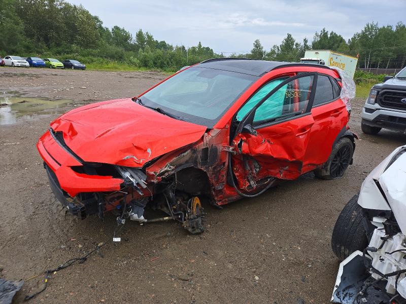 2018 Hyundai Kona მანქანა იყიდება აუქციონზე, vin: KM8K2CAA8JU083890, აუქციონის ნომერი: 61865026