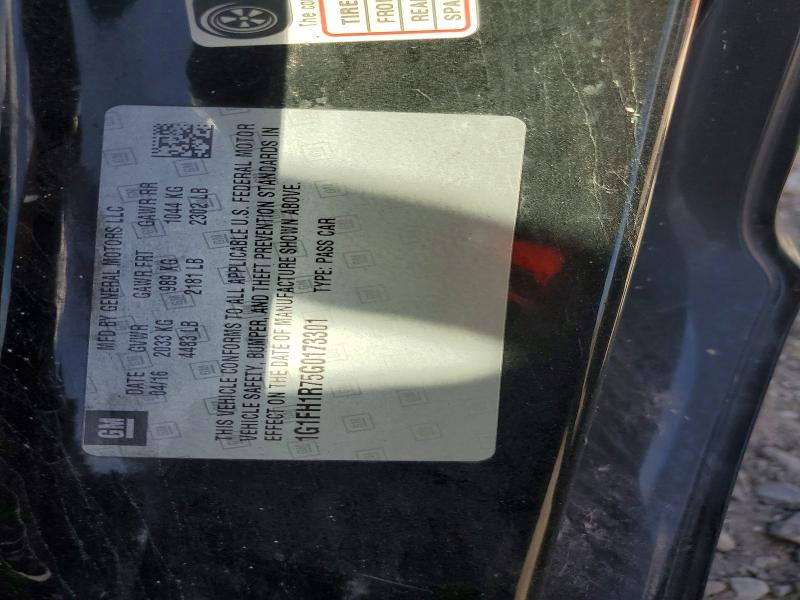 65440786 :رقم المزاد ، 1G1FH1R75G0173301 vin ، 2016 Chevrolet Camaro مزاد بيع