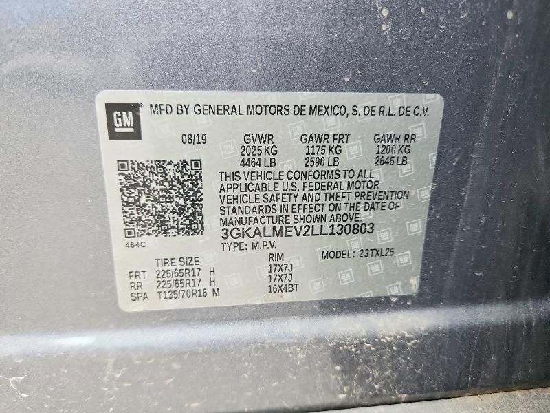Продажа на аукционе авто 2020 Gmc Terrain, vin: 3GKALMEV2LL130803, номер лота: 66282376