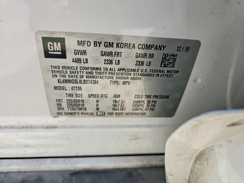 Продаж на аукціоні авто 2020 Buick Encore Gx, vin: KL4MMGSL4LB074384, номер лоту: 63703186