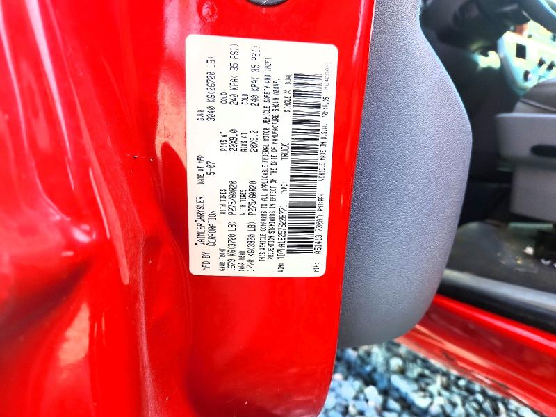 Продажа на аукционе авто 2007 Dodge Ram 1500, vin: 1D7HA18257S228771, номер лота: 63894026
