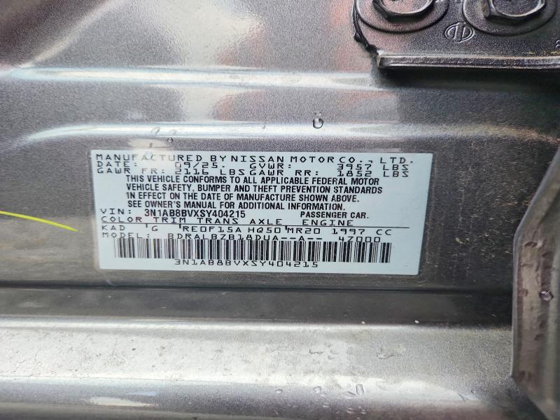 64070006 :رقم المزاد ، 3N1AB8BVXSY404215 vin ، 2025 Nissan Sentra مزاد بيع