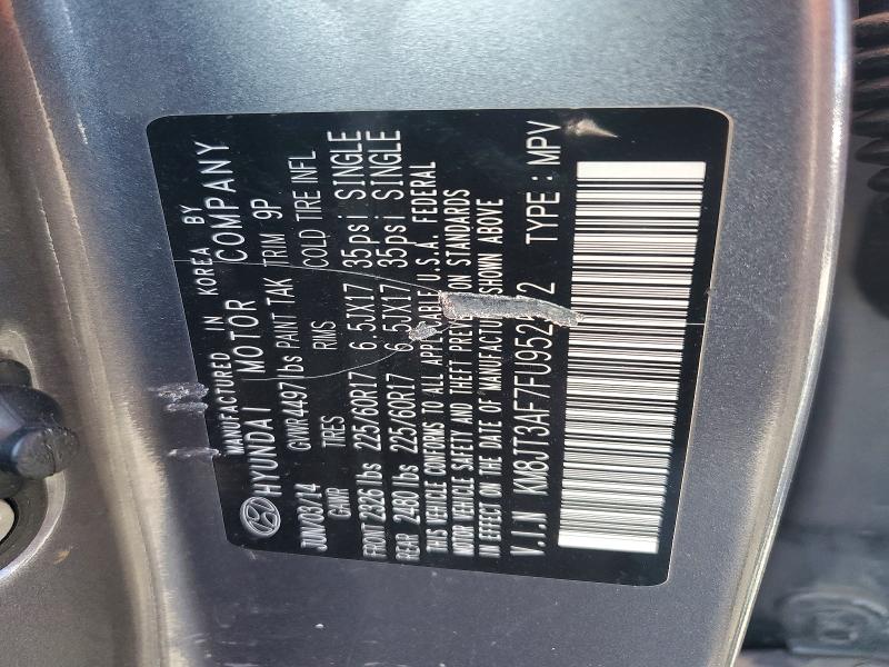 Продаж на аукціоні авто 2015 Hyundai Tucson, vin: KM8JT3AF7FU952572, номер лоту: 66783876