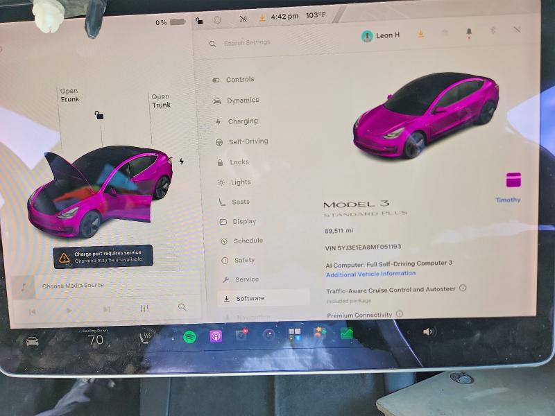 Продаж на аукціоні авто 2021 Tesla Model 3, vin: 5YJ3E1EA8MF051193, номер лоту: 57243736
