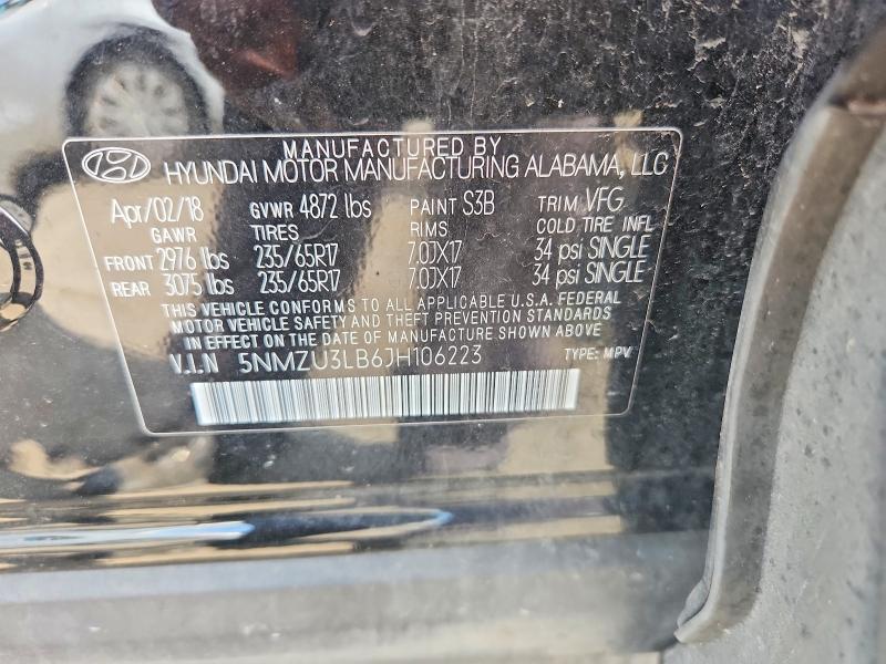 Продаж на аукціоні авто 2018 Hyundai Santa Fe Sport, vin: 5NMZU3LB6JH106223, номер лоту: 66622416