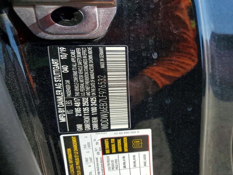 Продаж на аукціоні авто 2020 Mercedes-benz C, vin: WDDWJ6EB7LF976532, номер лоту: 65150936