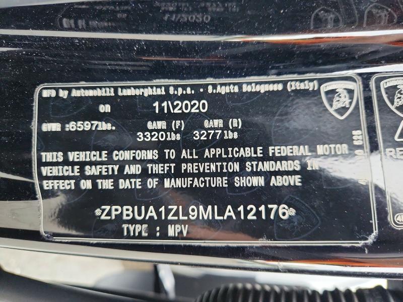 Aukcja sprzedaży 2021 Lamborghini Urus, vin: ZPBUA1ZL9MLA12176, numer aukcji: 66007596